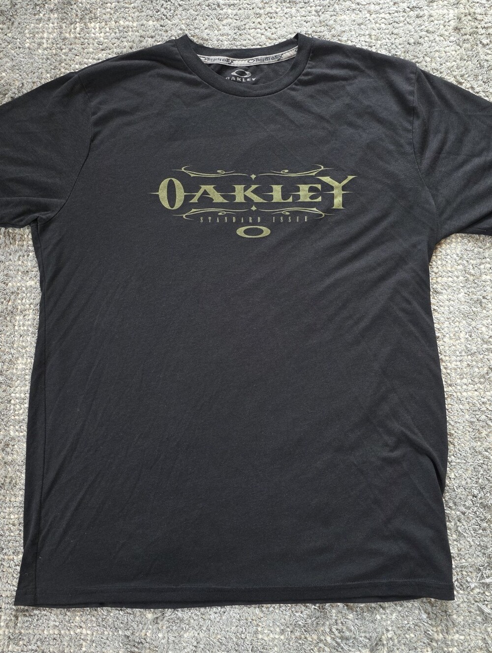 Oakley Standard Issue SI Graphic T Shirt Mens Large Black Regular Fit Tactical